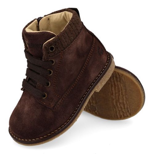 Walkey veterboot donkerbruin Jongens (veterboot donker bruin - 44293) - Junior Steps
