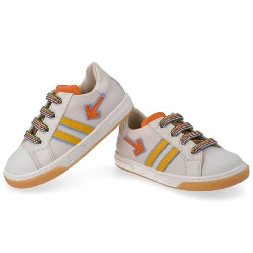 Zecchino d'oro sneakers beige Jongens ( - beige sneaker met rubberen topN12-1022-ZG) - Junior Steps
