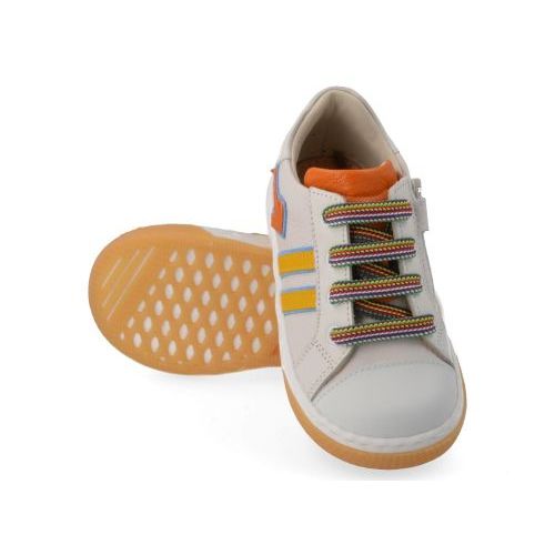 Zecchino d'oro sneakers beige Jongens ( - beige sneaker met rubberen topN12-1022-ZG) - Junior Steps