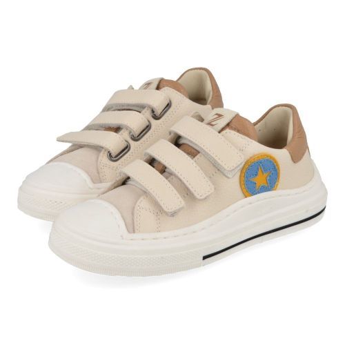 Zecchino d'oro sneakers beige Jongens ( - beige sneaker met stevige stootneusF13-4329-5B) - Junior Steps