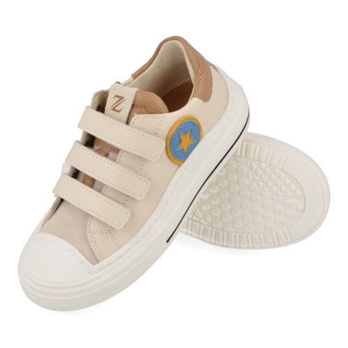 Zecchino d'oro sneakers beige Jongens ( - beige sneaker met stevige stootneusF13-4329-5B) - Junior Steps