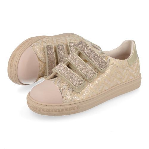Zecchino d'oro sneakers beige Meisjes ( - beige sneaker met velcrosluiting4441) - Junior Steps