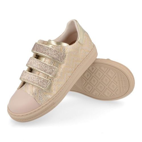 Zecchino d'oro sneakers beige Meisjes ( - beige sneaker met velcrosluiting4441) - Junior Steps