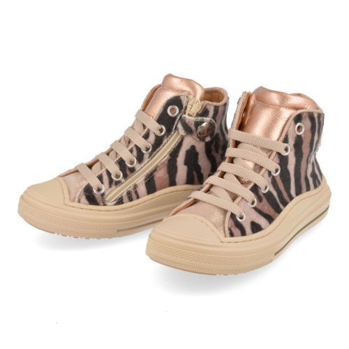 Zecchino d'oro sneakers beige Meisjes ( - beige sneaker met zebraprintf13-4305) - Junior Steps