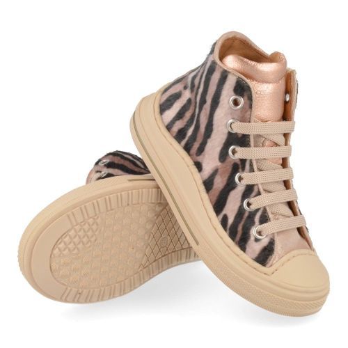 Zecchino d'oro sneakers beige Meisjes ( - beige sneaker met zebraprintf13-4305) - Junior Steps