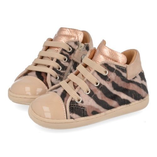 Zecchino d'oro sneakers beige Meisjes ( - beige sneaker met zebraprintn12-1044) - Junior Steps