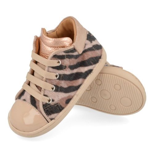 Zecchino d'oro sneakers beige Meisjes ( - beige sneaker met zebraprintn12-1044) - Junior Steps