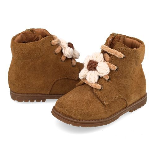 Zecchino d'oro Lace-up boot beige Girls (n4-0451) - Junior Steps