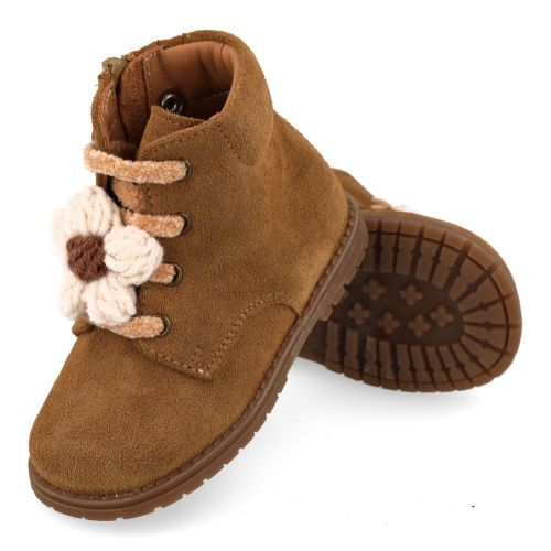 Zecchino d'oro Lace-up boot beige Girls (n4-0451) - Junior Steps