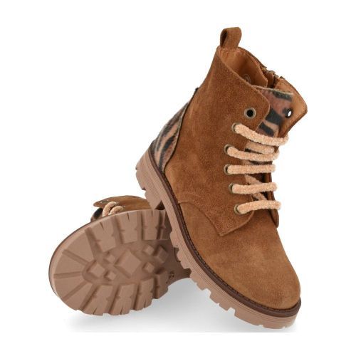 Zecchino d'oro veterboot beige Meisjes ( - beige veterbottine met zebraprintf20-5002) - Junior Steps