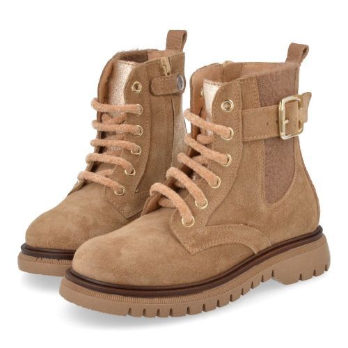 Zecchino d'oro Botte à lacets beige Filles (f05-3503) - Junior Steps