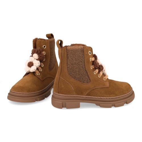 Zecchino d'oro Lace-up boot beige Girls (M00-6008) - Junior Steps