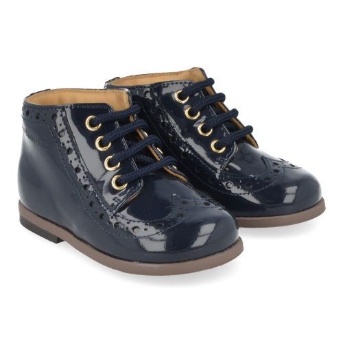 Zecchino d'oro Lace shoe Blue Girls (0160) - Junior Steps
