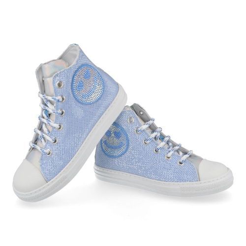 Zecchino d'oro sneakers blauw Meisjes ( - blauw kleurige sneaker F14-4511-4G) - Junior Steps