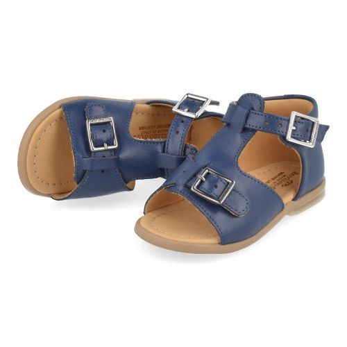 Zecchino d'oro sandalen blauw Jongens ( - blauw sandaaltje met gesloten hiel0410) - Junior Steps