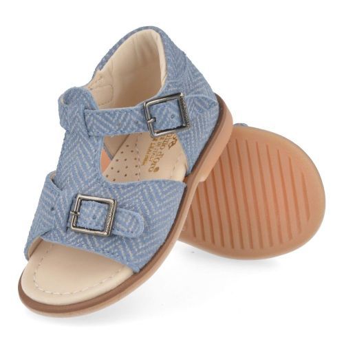 Zecchino d'oro sandalen jeans bl Jongens ( - blauw sandaaltje met gesloten hiel2322) - Junior Steps
