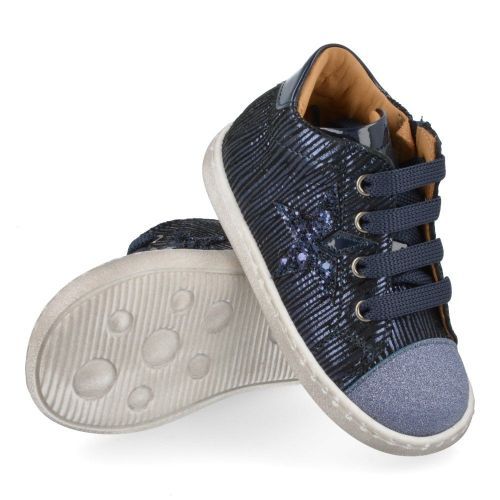 Zecchino d'oro sneakers blauw Meisjes ( - blauw sneakertje1042) - Junior Steps