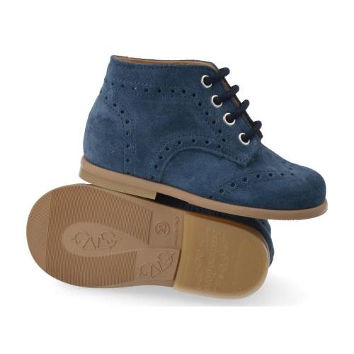 Zecchino d'oro Chaussure à lacets Bleu Garçons (N1-0114-ZG) - Junior Steps