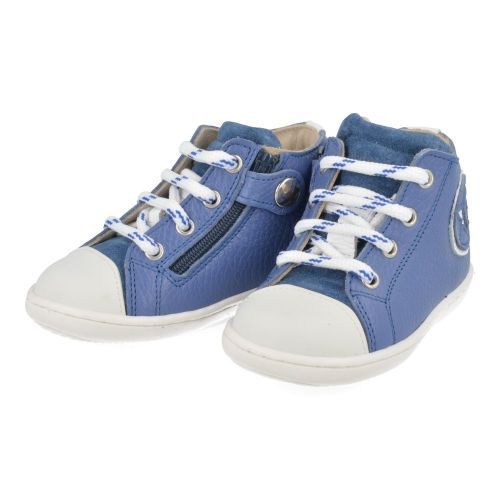 Zecchino d'oro sneakers blauw Jongens ( - blauwe sneaker met rubber stootneusN12-1514-ZL) - Junior Steps
