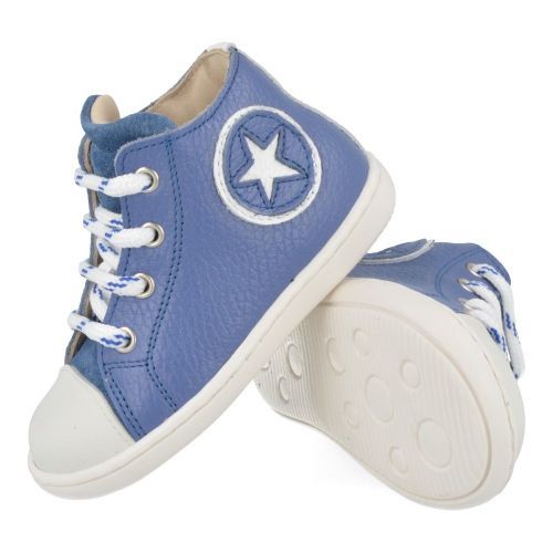Zecchino d'oro sneakers blauw Jongens ( - blauwe sneaker met rubber stootneusN12-1514-ZL) - Junior Steps