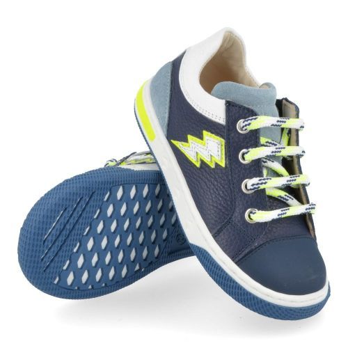 Zecchino d'oro sneakers blauw Jongens ( - blauwe sneaker met rubberen stootneusN12-1525-2G) - Junior Steps