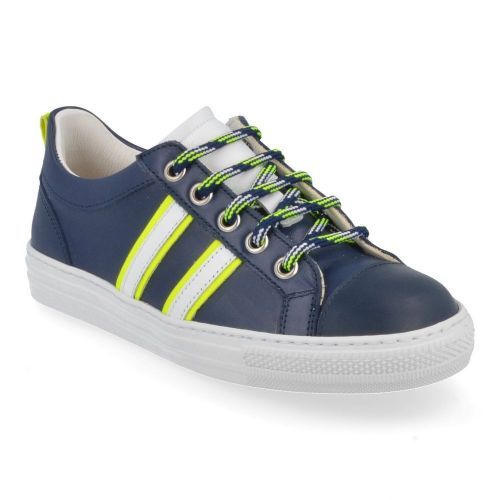 Zecchino d'oro sneakers blauw Jongens ( - blauwe sneaker met rubberen top4434) - Junior Steps
