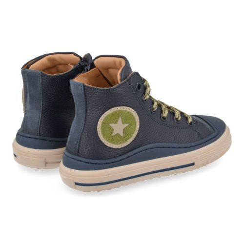 Zecchino d'oro sneakers blauw Jongens (Blauwe sneaker met rubberen top - f13-4300) - Junior Steps