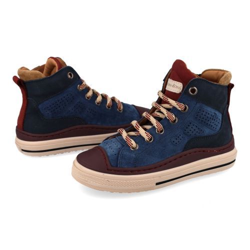 Zecchino d'oro sneakers blauw Jongens (Blauwe sneaker met rubberen top - f13-4316) - Junior Steps