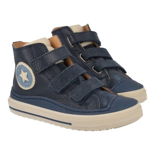 Zecchino d'oro sneakers blauw Jongens ( - blauwe sneaker met rubberen topf13-4320) - Junior Steps