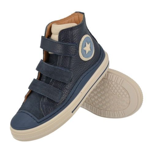 Zecchino d'oro sneakers blauw Jongens ( - blauwe sneaker met rubberen topf13-4320) - Junior Steps