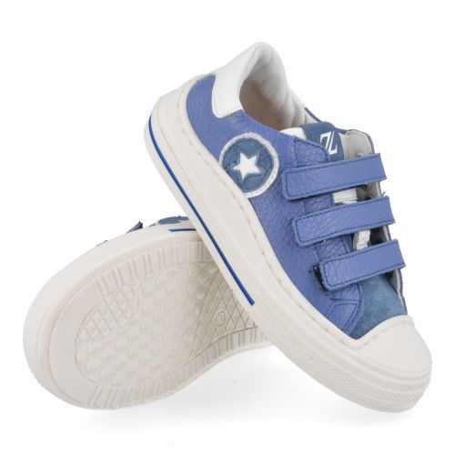 Zecchino d'oro sneakers blauw Jongens ( - blauwe sneaker met stevige stootneusF13-4329-ZL) - Junior Steps