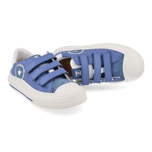 Zecchino d'oro sneakers blauw Jongens ( - blauwe sneaker met stevige stootneusF13-4329-ZL) - Junior Steps