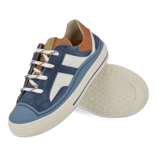 Zecchino d'oro sneakers blauw Jongens (blauwe sneaker met stevige stootneus - F13-4342) - Junior Steps