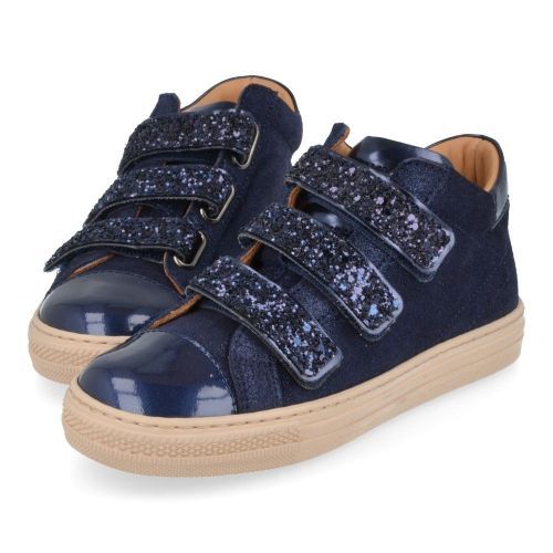 Zecchino d'oro sneakers blauw Meisjes ( - blauwe sneaker met velcrosluitingf14-4439) - Junior Steps