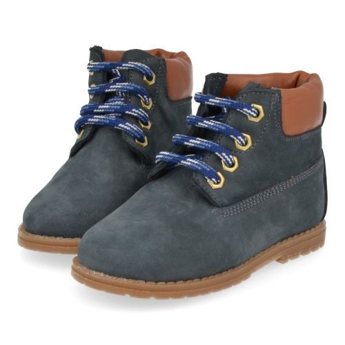 Zecchino d'oro Lace-up boots Blue  (n4-0403) - Junior Steps