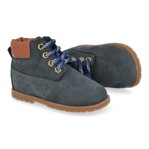 Zecchino d'oro Lace-up boots Blue  (n4-0403) - Junior Steps