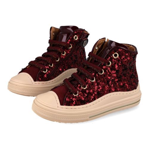 Zecchino d'oro sneakers bordeaux Meisjes (Bordeaux sneaker met beschermde neus - f13-4305) - Junior Steps