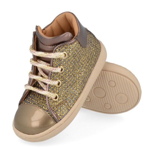 Zecchino d'oro sneakers brons Meisjes ( - bronze sneaker n12-1044) - Junior Steps