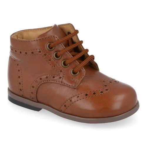 Zecchino d'oro Lace shoe cognac Boys (0114) - Junior Steps