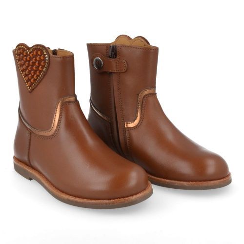 Zecchino d'oro Short boots cognac Girls (1424) - Junior Steps