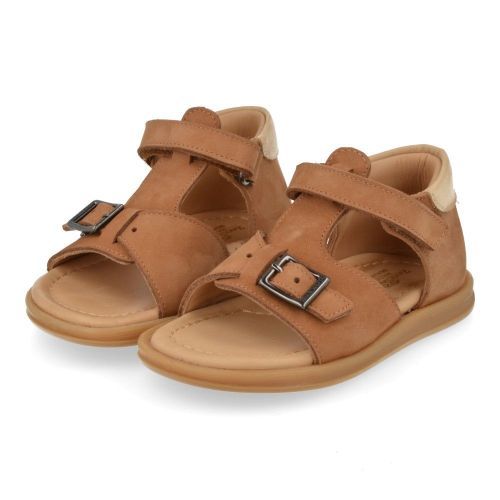 Zecchino d'oro sandalen cognac Jongens (cognac sandaaltje met gesloten hiel - A32-3201) - Junior Steps