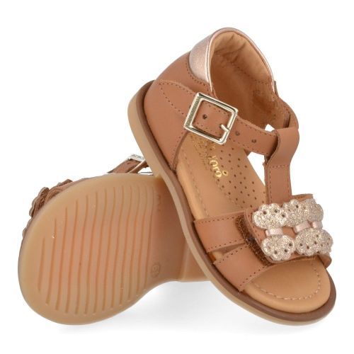 Zecchino d'oro sandalen cognac Meisjes ( - cognac sandaaltje N23-2311-1b) - Junior Steps