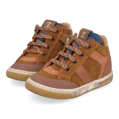 Zecchino d'oro Sneakers cognac Boys (n12-1604) - Junior Steps