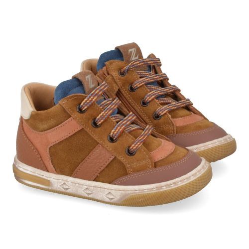 Zecchino d'oro Sneakers cognac Boys (n12-1604) - Junior Steps