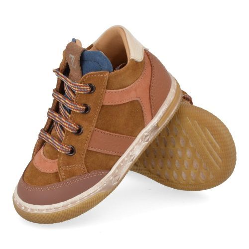 Zecchino d'oro Sneakers cognac Boys (n12-1604) - Junior Steps