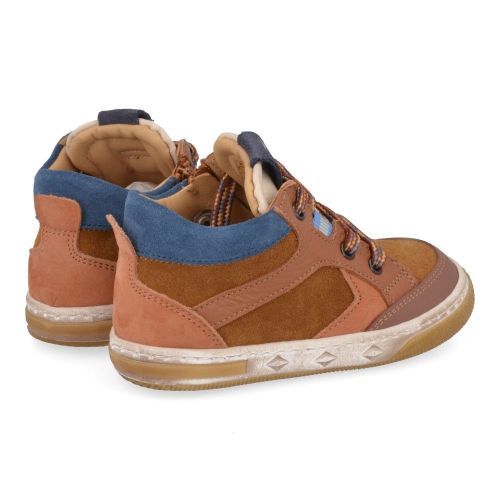 Zecchino d'oro sneakers cognac Jongens (cognac sneaker met rubberen stootneus - n12-1609) - Junior Steps
