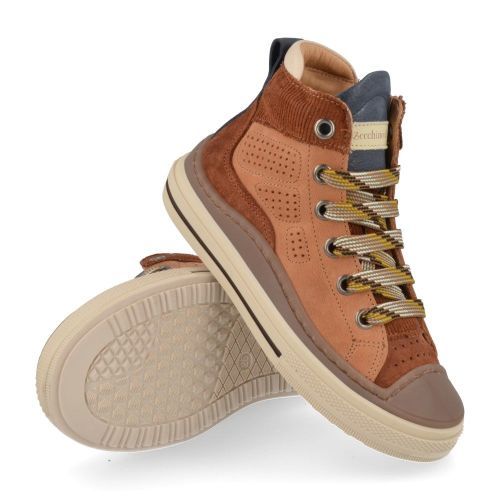 Zecchino d'oro Sneakers cognac Jungen (f13-4316) - Junior Steps