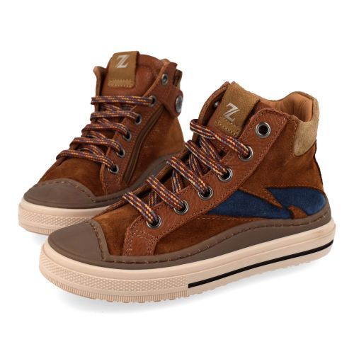 Zecchino d'oro Baskets cognac Garçons (f13-4351) - Junior Steps
