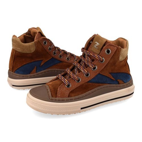 Zecchino d'oro Baskets cognac Garçons (f13-4351) - Junior Steps