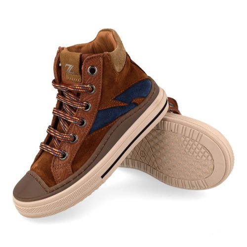 Zecchino d'oro Baskets cognac Garçons (f13-4351) - Junior Steps